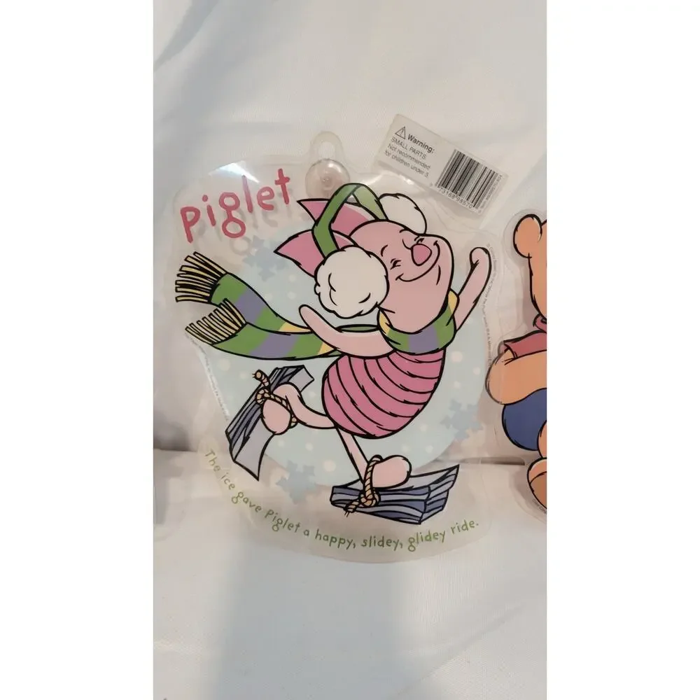 Vintage Disney Winnie the Pooh Color Clings Window Clings Lot of 7 Pooh...